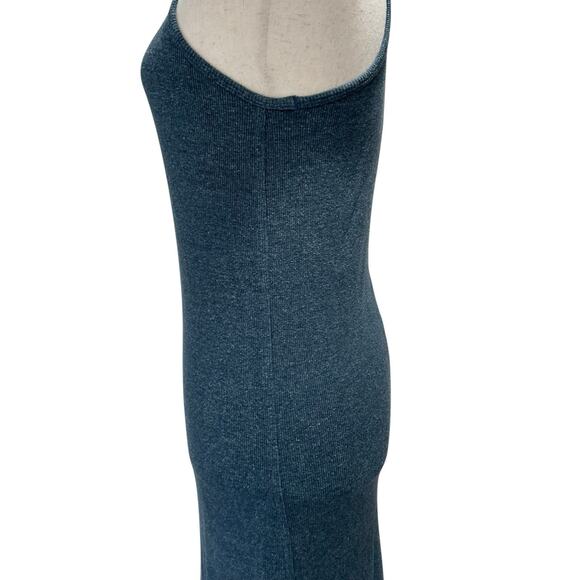 Allbirds Women's Sleeveless Maxi Dress Size Small "The Ribbed Dress" Blue (15) - Picture 2 of 12